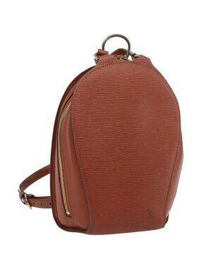 LOUIS VUITTON Epi Mabillon Backpack Brown M52233